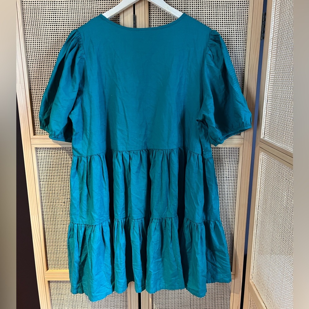 Ana Women’s XL Teal Dress - Picture 3 of 5